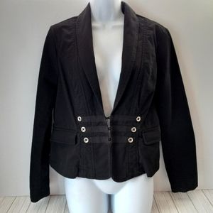 CAbi Military Inspired Twill Blazer Jacket Steampunk